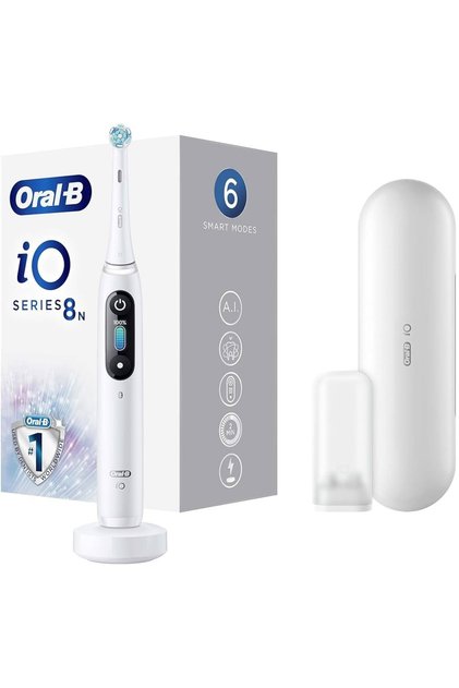 6 Akıllı Mod ile Kişiye Özel Şarjlı Diş Fırçası - Beyaz