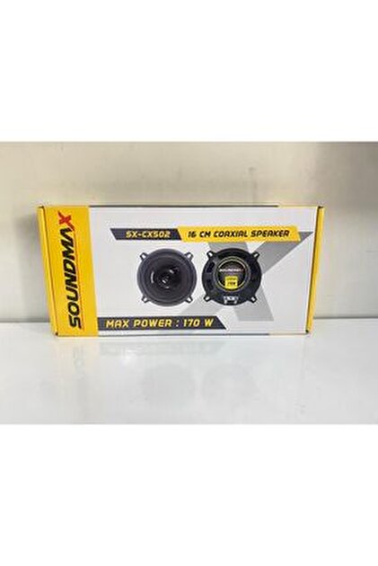Soundmax Sx-cx520 13 Cm Coaxial Çifti 340w-170w Hoparlör Takımı