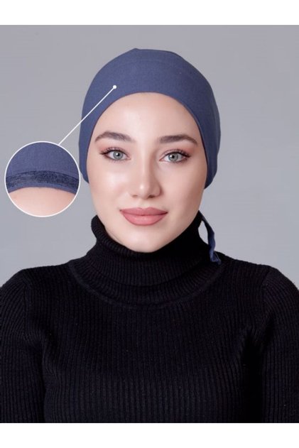 Dark Gray Lycra Non-Slip Bonnet