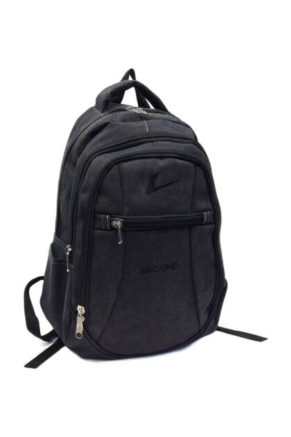 Canvas Black Backpack