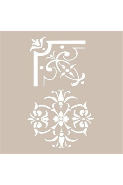 Flower Model As509 A4 Stencil