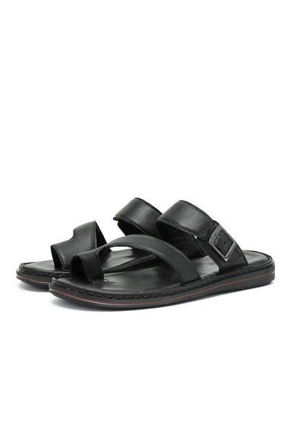 Palmira Genuine Leather Men's Slippers, Genuine Leather Slippers, Orthopedic Sole Slippers, Light Leather