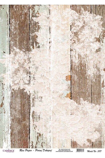 Rice Decoupage Paper Model 387