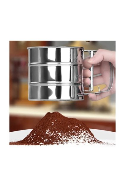 Paslanmaz Metal Un Ve Şeker Eleği 250 Gr