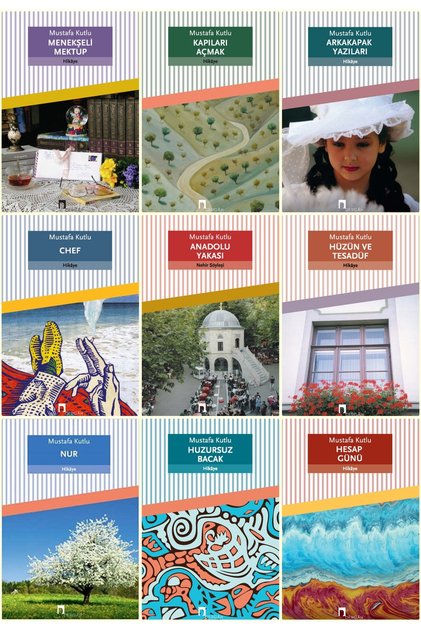 Mustafa Kutlu Hikaye Kitapları Set 2 ( 9 Kitap Takım )