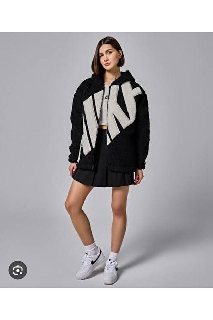 nike women's sherpa full zip hoodie