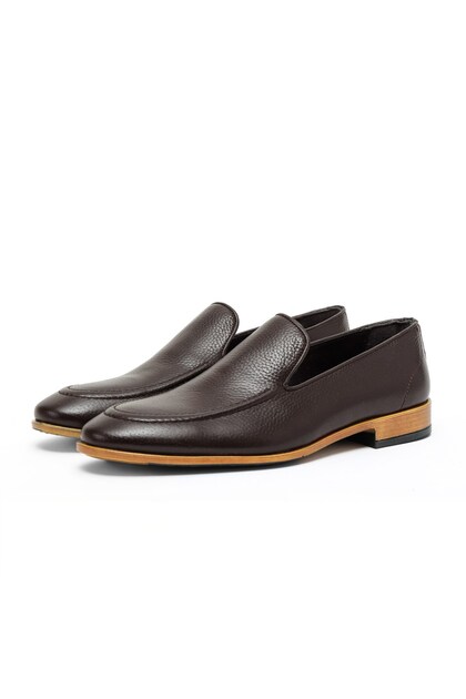 Flavia Genuine Leather Men's Classic Shoes, Loafer Classic Shoes