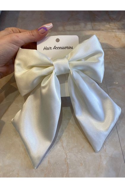 Satin Large Bow Ribbon Pinch Buckle 16x18 Suitable for Children