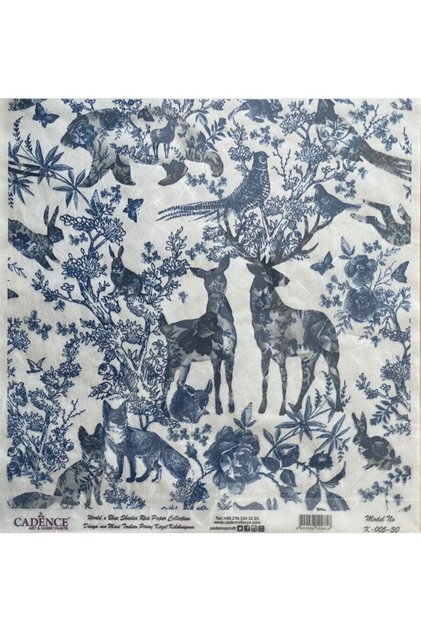 Animal Pattern Brass Decopage - K005