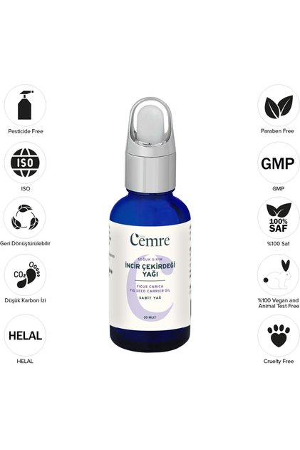 Fig Seed Oil 30 ml 100% Pure Cold Pressed