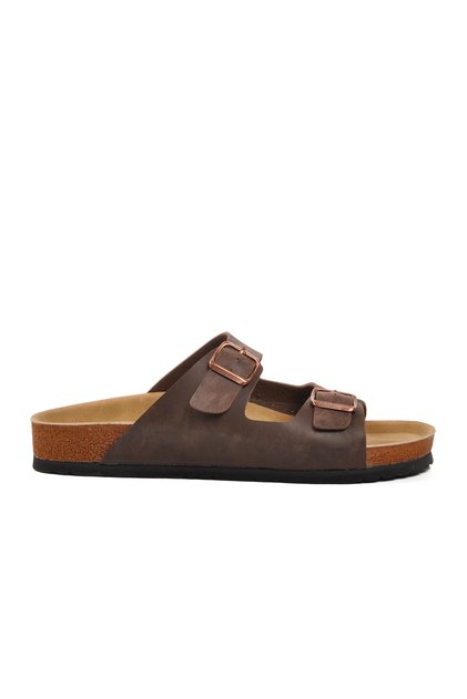 Pc-6995 Brown Men's Slippers