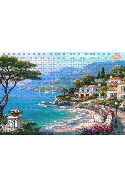 Teona Ahşap Akdeniz Sahil Köşesi Dekoratif Çift Katlı Çerçeveli