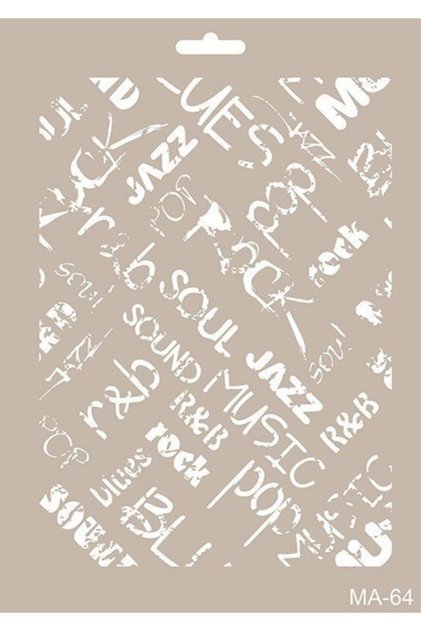 Ma64 Mix Media Stencil
