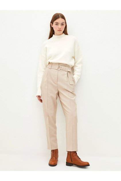 Lcw Vision Women's High Waist Comfortable Fit Straight Pants (S2)
