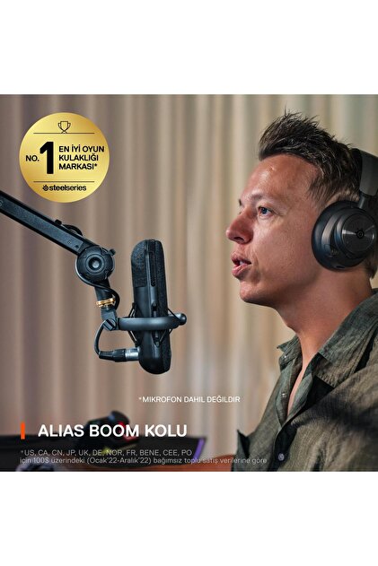 SteelSeries Alias Mikrofon Boom Kolu - Fiyatı, Yorumları