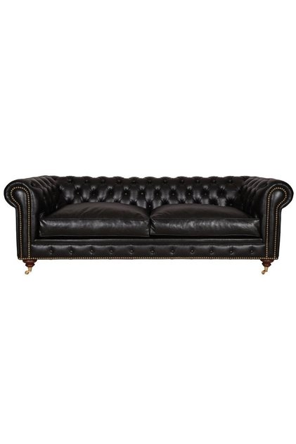 Black Elegance Chesterield 230X90X80 CM