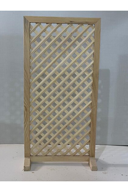 Ahşap Paravan Ahşap Seperatör 70x100 Çerçeveli ve Ayaklı