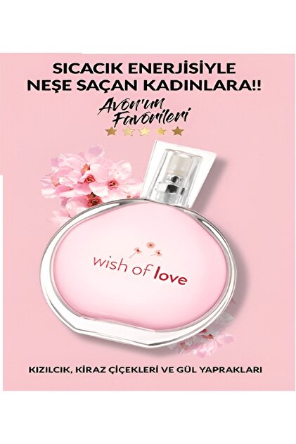 Avon Wish Of Love Kadın Parfüm Edt 50 Ml - Fiyatı, Yorumları
