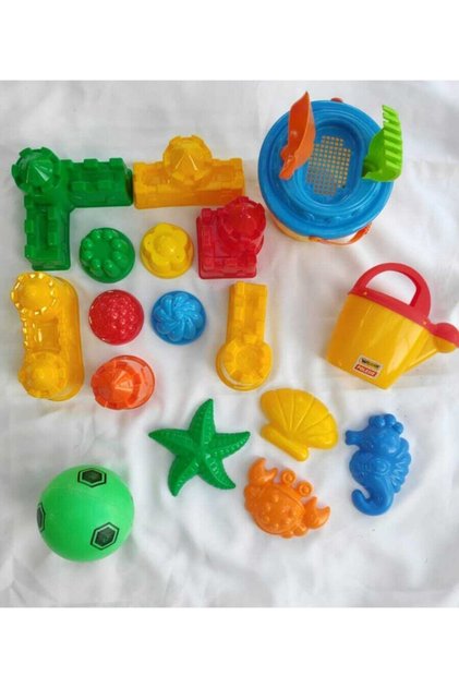 Plajset7 ElekliÅŸatokovaseti+Sandmolds+Watering Machine+Ball
