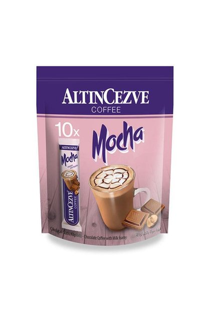 3ü1 Arada | Üçü Bir Arada Mocha Çikolatalı 10? Lu Paket (TEK IÇİMLİK) -17 gr X 10 Adet