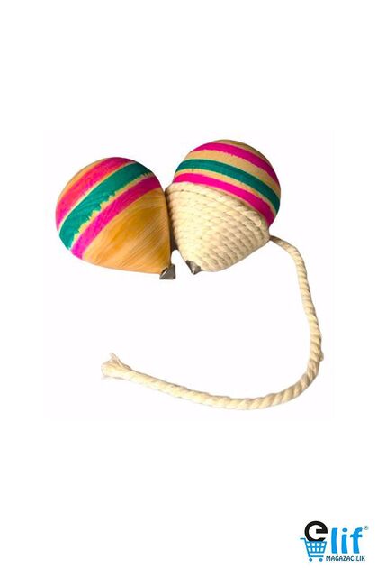 Nostalgia Wooden Spinning Top (2 pieces)