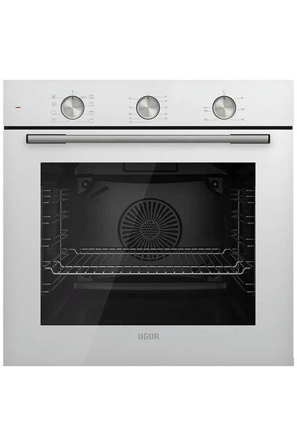 UAF 609M BCPET A Enerji Sınıfı 8 Programlı Fry Art Beyaz Ankastre Fırın