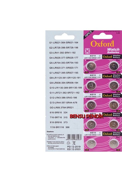 10 Adet Taze Ag10 Pil Lr54 Pil Lr1130 Pil Lr1131 Pil L1131h Pil 189 Pil 389 Pil 390 Swatch Pili