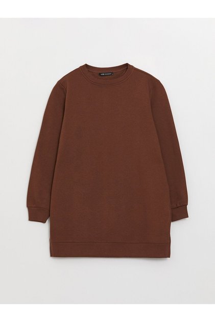 Lcw Modest Crew Neck Plain Long Sleeve Women's Sweatshirt Tunic (W3)