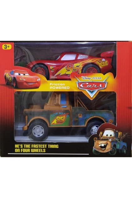 Cars 2li Şimşek Mcqueen Ve Çekici Mater
