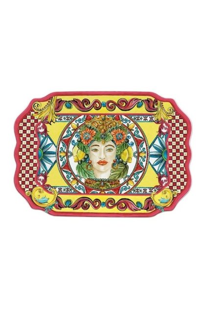 Sicily Tepsi 47 cm x 33 cm Turuncu