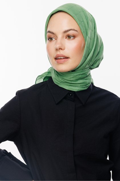 Eșarfă din bambus jacquard