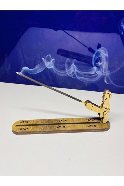 Otantik Ahşap Tütsü Kayığı