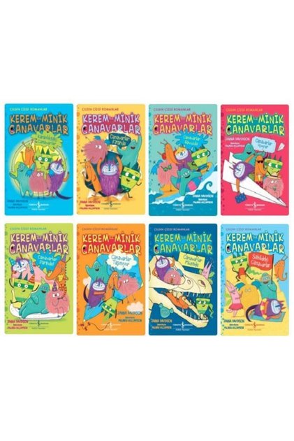 Kerem Ile Minik Canavarlar Çizgi Roman Serisi 8 Kitap