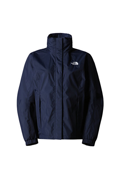 The North Face Lacivert Kadın Kapüşon Yaka Yağmurluk