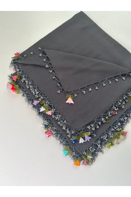 Handcrafted writing edge beaded cheesecloth dowry pocketing daily