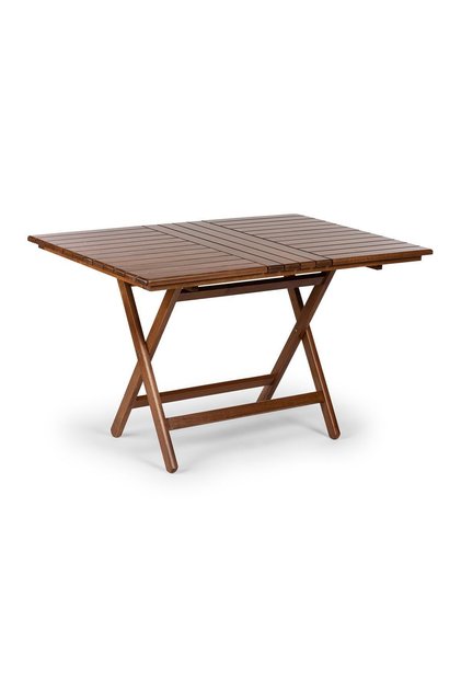 Atina Katlanır Masa 80x140 - Dış Mekan Dikdörtgen Ahşap Bahçe, Balkon Masası