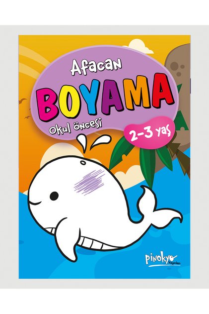 Afacan Coloring Book - Preschool 2 - 3 Years Old