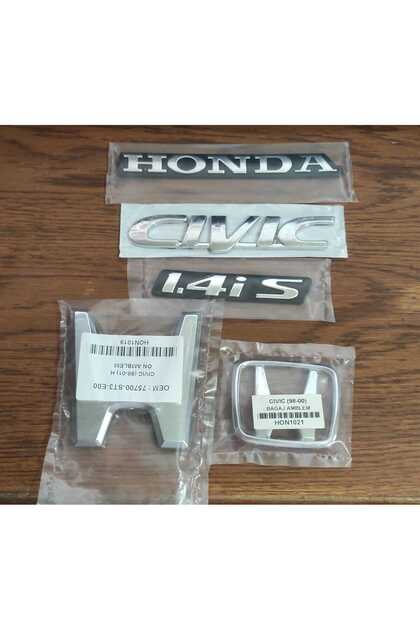 HONDA CİVİC ÖN PANJUR ARMA ARKA BAGAJ ARMASI HONDA CİVİC BAGAJ YAZISI 1.4İS 1998 - 2000 MODELLER