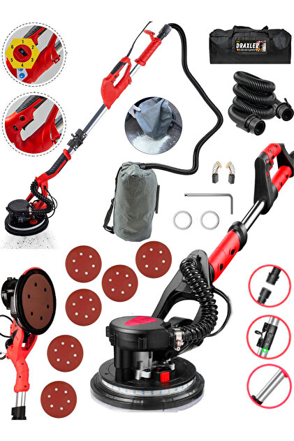 Pro Draxler Alman Isınmaz Motor 4800 Wf Alçıpan Duvar Zımpara