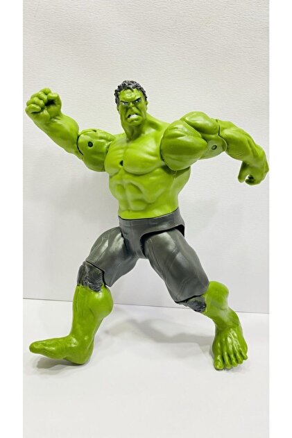 AVENGERS Hulk Figür Işıklı Hareketli 16 cm Yeşil Dev Hulk Oyuncak