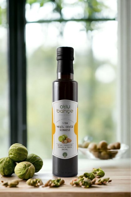 Yeşil Ceviz Sirkesi, Ceviz Sirkesi, Green Walnut Vinegar, Juglans Regia 250ml.