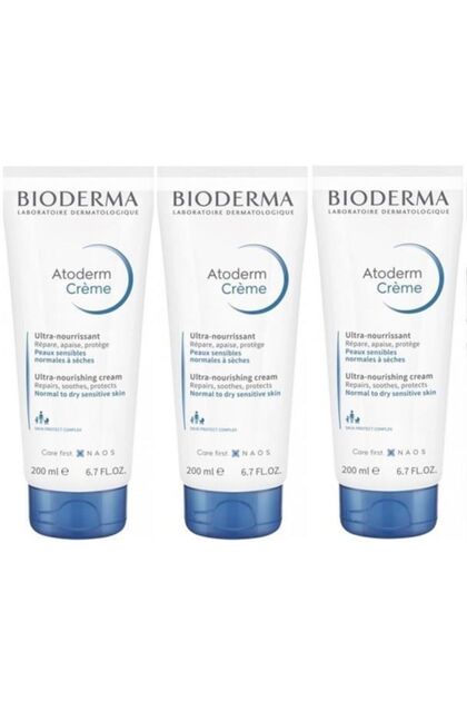 Atoderm Cream Tube 200 Ml 3 Adet