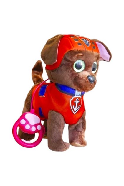 Paw Patrol Köpek Yürüyen, Havlayan Müzikli Tasmalı Kumandalı Peluş Oyuncak