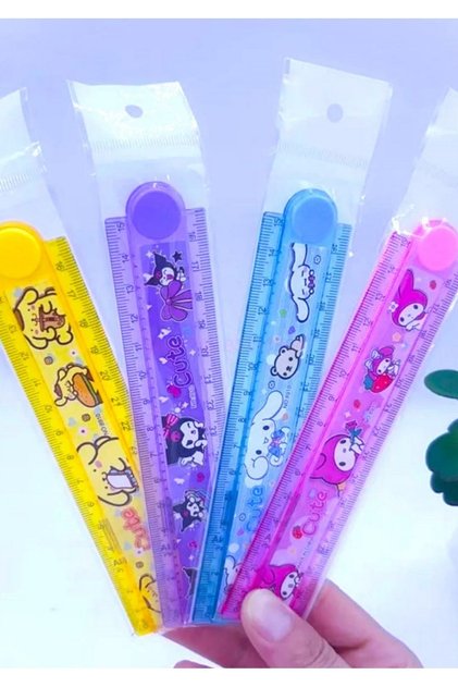 Purin Çok Amaçlı Açılır Kapanır Sarı Cetvel 30 Cm