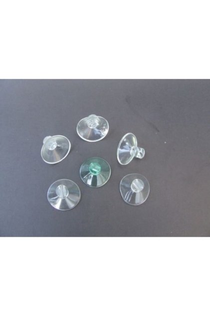 Viraticaret 4 Cm Çapında Pvc Mantar Şeffaf Vantuz 10 Adet