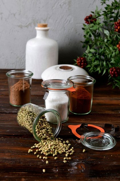 160 Ml Glass Storage Jar