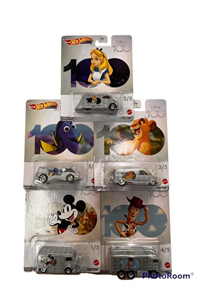 t*5様 100%HOTWHEELS 5台セット HOT WHEELS Hotwheels 100 Yıl Disney 5'li Set - Fiyatı, Yorumları