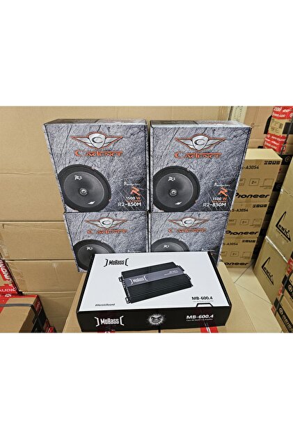 AKGÖZ SOUND CADENCE 2 TAKIM 20 CM 120 RMS 1 ADET MOBAS ANFİ 4X60