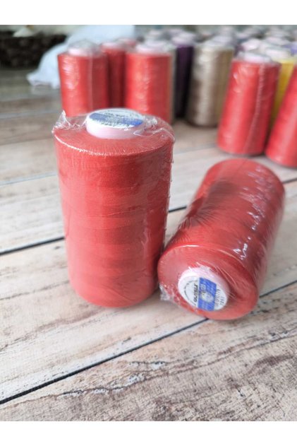 Beyaz Polyester Dikiş İpliği 5000 m 7257