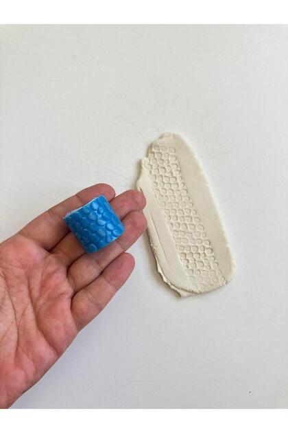 Stone Pattern 2 Polymer Clay Texture Roller / Ceramic Clay Pattern Roller